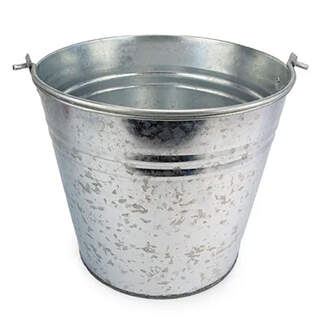 Bainbridge Economy Galvanised Bucket - 12LT, 15LT