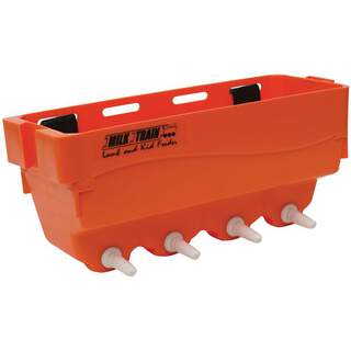 Milk Train Lamb and Kid Feeder 4 Place Rail Feeding Bucket