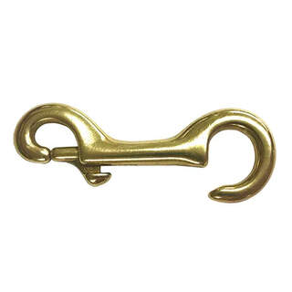 Bainbridge Open Eye Snaphook Brass - 15mm