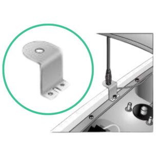 Z Bracket Building Mount for Antenna Mount