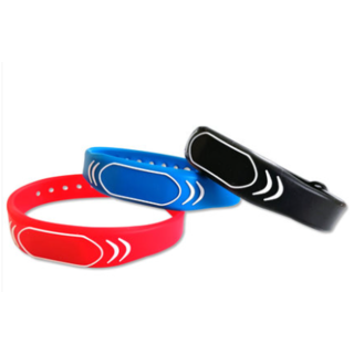 Mifare Classic ISO 14443A 13.56 MHz Waterproof Silicone Wristband Adjustable Bracelet