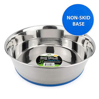 Bainbridge Stainless Steel Non-skid Rubber Bottom Dog Bowl