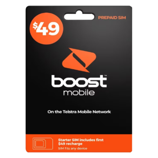 Boost $49 Prepaid Sim Card Starter Kit Pack