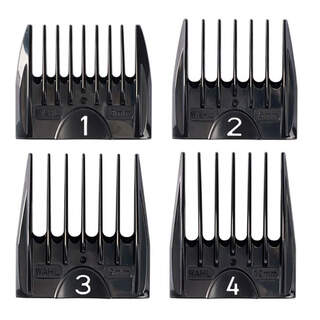 WAHL Smart & Lithium Pet Clippers Detachable Spare Clipper Guide Size  #1 3mm / #2 6mm / #3 10mm / #4 13mm