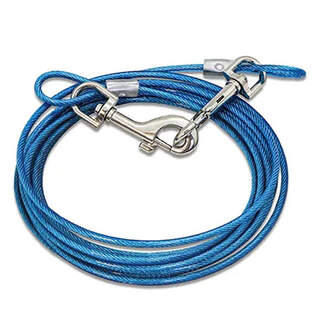 Bainbridge Heavy Duty Crack Resistant Fittings With Two Snap Hooks Tie Out Cable 3m