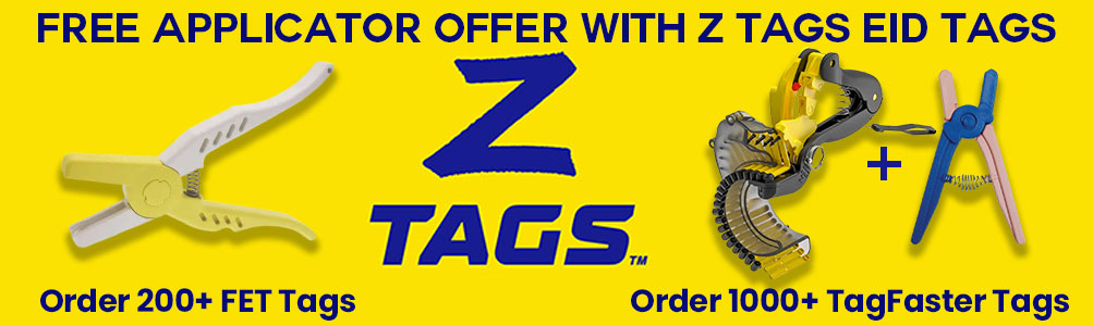 Free Applicator Offer with Z Tags eID Tags