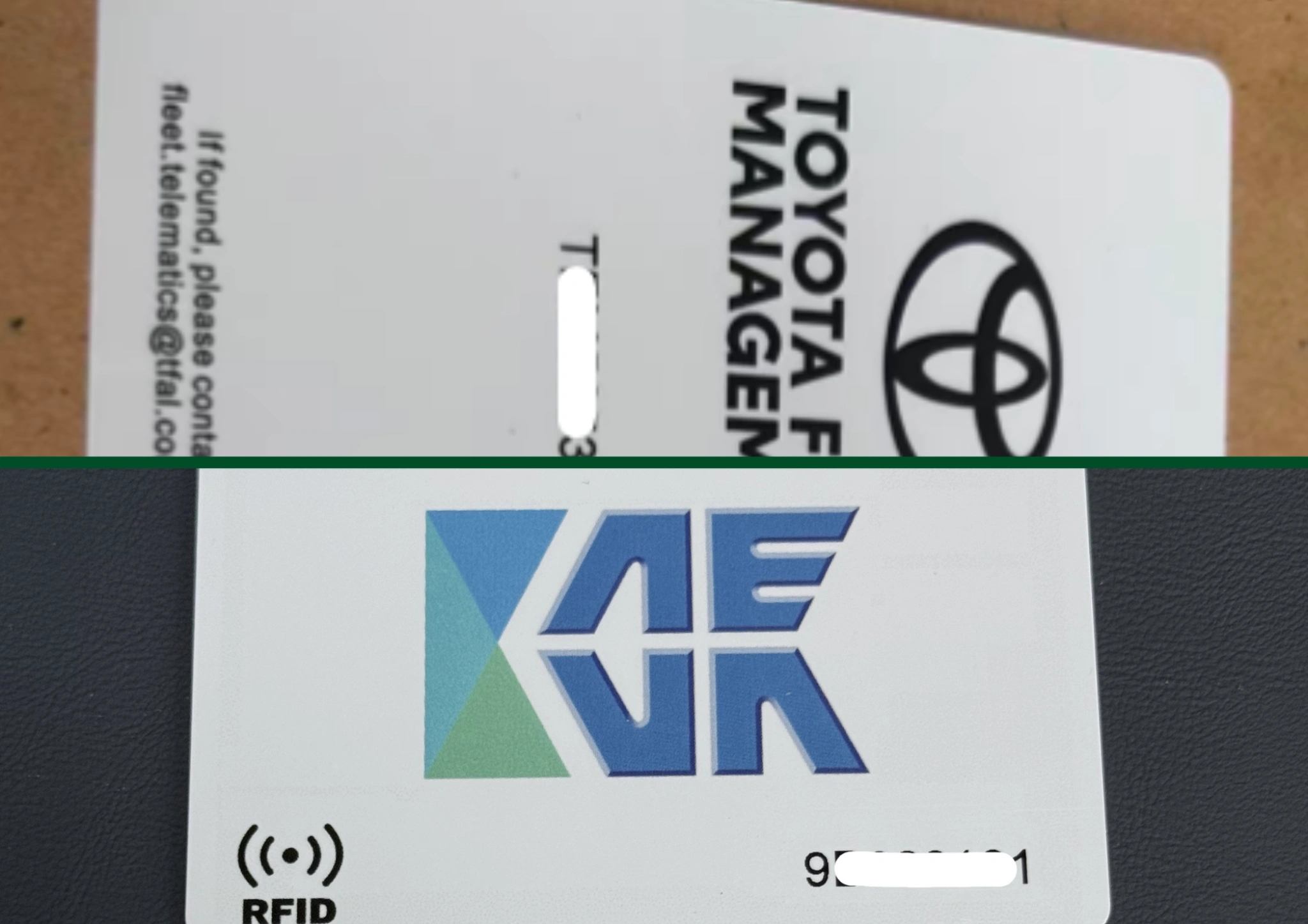dye sublimation printed RFID cards