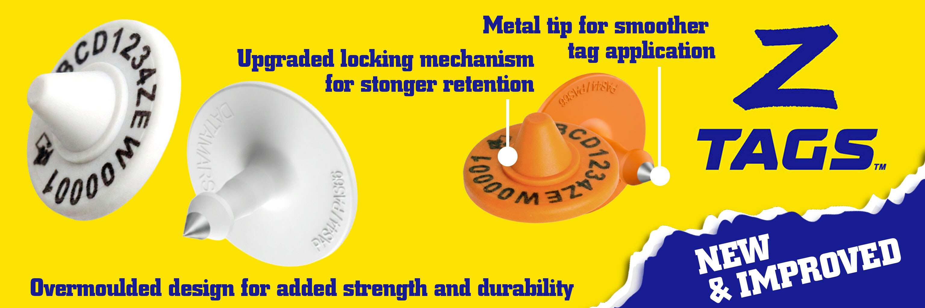New & Improved Z Tags NLIS Cattle Tag